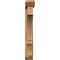 Ekena Millwork Balboa Slat Rough Sawn Bracket w/ Offset Brace, Western Red Cedar, 6"W x 32"D x 44"H BKT0604X32X44BOA06RWR - alternate 3